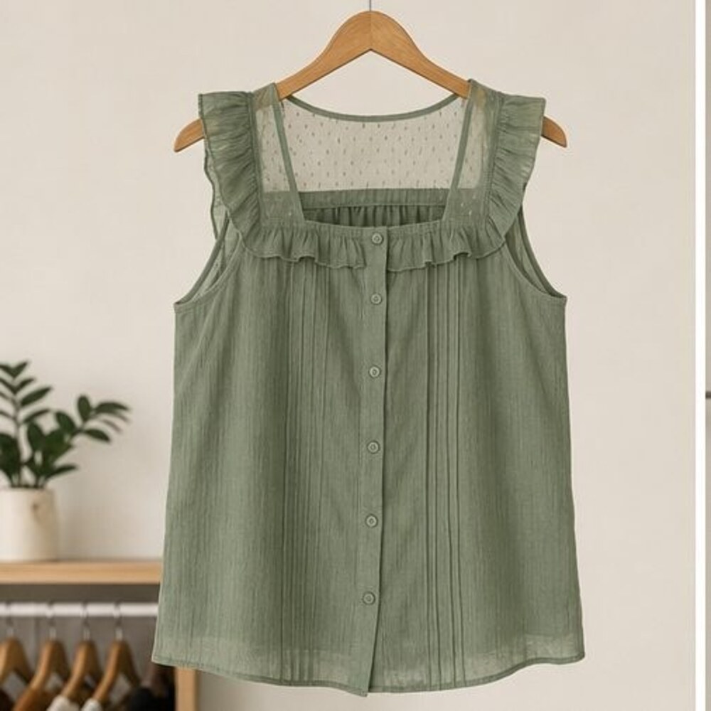 Sage Cami Blouse